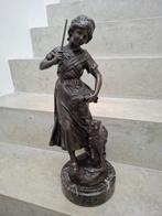 bronzen beeldje, Antiek en Kunst, Ophalen