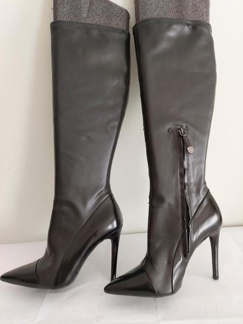 102C* GUESS sexy zwarte laarzen (40), Kleding | Dames, Schoenen, Zo goed als nieuw, Hoge laarzen, Zwart, Verzenden
