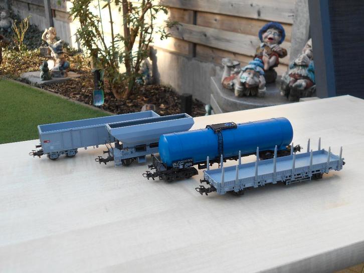 marklin H0 mooie set SBB goederen wagons 4 stuks, Hobby en Vrije tijd, Modeltreinen | H0, Wagon, Wisselstroom, Märklin, Ophalen of Verzenden