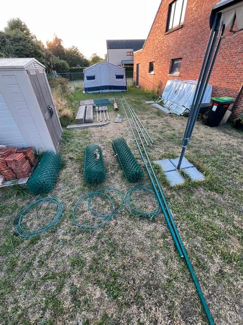 Draadafsluiting, Tuin en Terras, Gaas en Draad, Gebruikt, Draad, Ophalen
