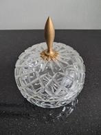 Bonbonniere in glas, Antiek en Kunst, Antiek | Glaswerk en Kristal, Ophalen of Verzenden