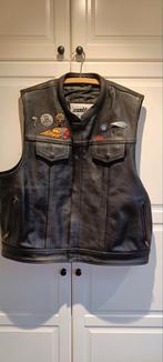 Leren vest met Indian pins, Motoren, Kleding | Motorkleding, Ophalen