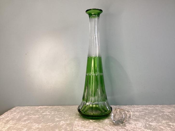 Karaf Eiffel Val Saint Lambert. VSL083/C., Antiek en Kunst, Antiek | Glaswerk en Kristal, Ophalen of Verzenden