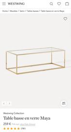 Table basse, Maison & Meubles, Tables | Dessertes, Neuf, Verre