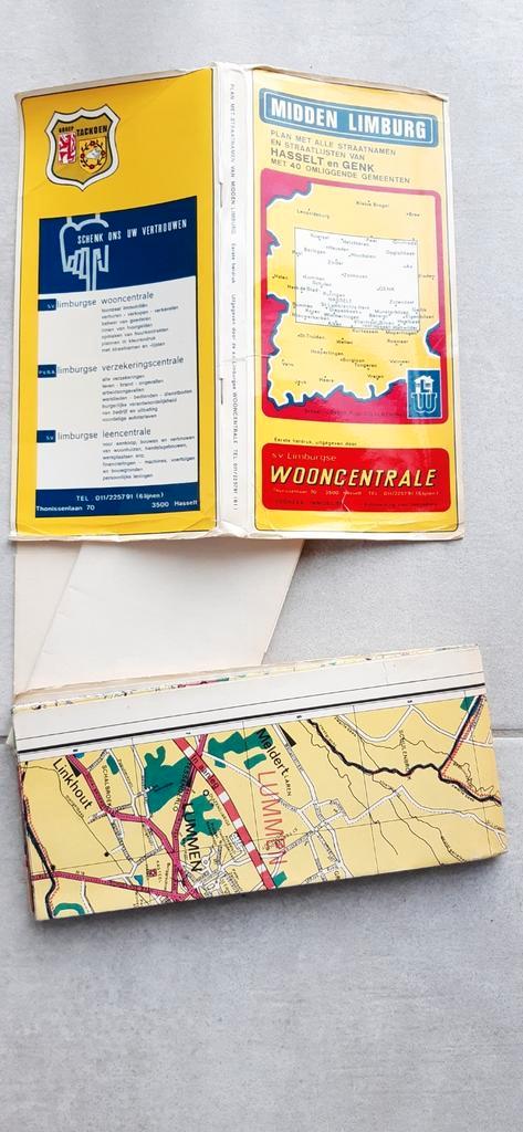 5x Wegenkaart '70 deel België : Oostende Antwerpen Limburg, Boeken, Atlassen en Landkaarten, Zo goed als nieuw, Landkaart, België