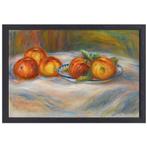 Stilleven met appels - Pierre-Auguste Renoir canvas + baklij, Huis en Inrichting, Woonaccessoires | Wanddecoraties, Nieuw, Verzenden