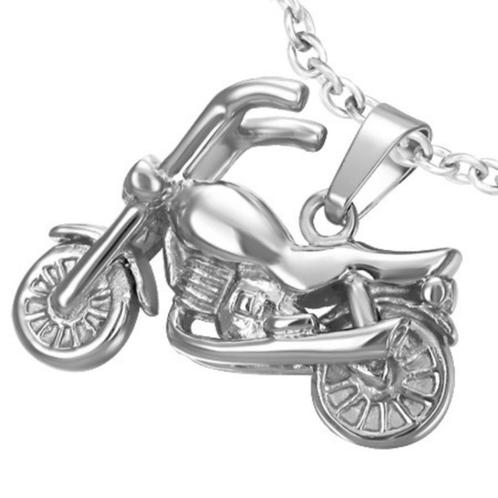 Cintre en acier inoxydable pour les vrais motards - Design c, Bijoux, Sacs & Beauté, Pendentifs, Neuf, Enlèvement ou Envoi