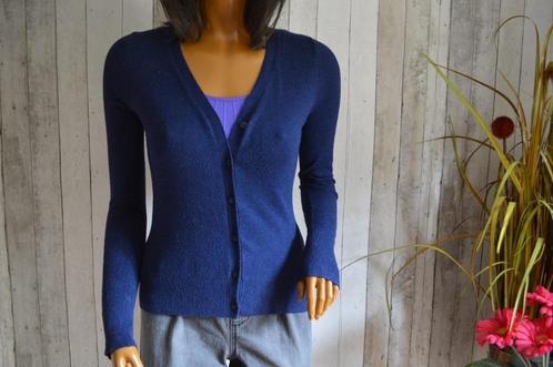 CLOCKHOUSE vest knoopjes op mouwen blauw Small, Kleding | Dames, Truien en Vesten, Zo goed als nieuw, Maat 36 (S), Blauw, Ophalen of Verzenden