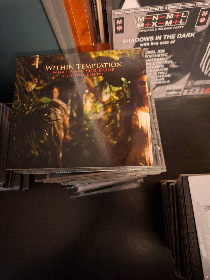 maxi cd - whitin temptation - what have you done, Cd's en Dvd's, Cd's | Hardrock en Metal, Zo goed als nieuw, Ophalen of Verzenden