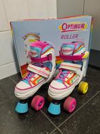 Optimum rolschaatsen Rainbow maat 32-35  ** NIEUWSTAAT **, Kinderen en Baby's, Speelgoed | Buiten | Rolschaatsen, Ophalen of Verzenden