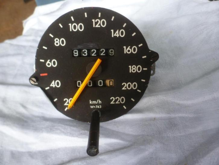 Opel manta B: 220 km/h snelheidsmeter: VDO, Auto-onderdelen, Dashboard en Schakelaars, Opel, Gebruikt, Ophalen of Verzenden