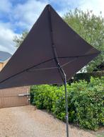 Tuin - Terras parasol - Antraciet - 120x205 cm, Tuin en Terras, Ophalen, Kantelbaar, 2 tot 3 meter, Zo goed als nieuw