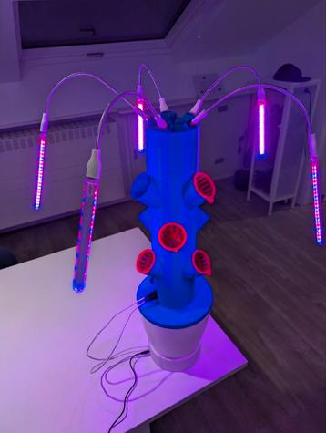 Hydroponic tower 3D print beschikbaar voor biedingen