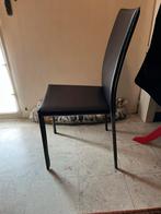 50 tal restaurant stoelen, Huis en Inrichting, Stoelen, Ophalen, Gebruikt, Bruin, Leer