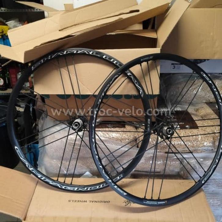 Roues campagnolo Shamal ultra dB 21disc avec jantes abîmées, Fietsen en Brommers, Fietsonderdelen, Gebruikt, Racefiets, Ophalen of Verzenden