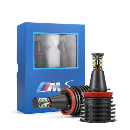 LED Angel Eyes voor BMW, 120W, 6000K, wit, H8, Series X, E7, Auto-onderdelen, Verlichting, BMW, Nieuw, Ophalen of Verzenden