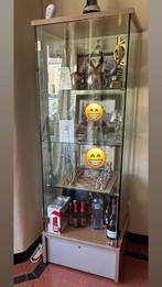 Vitrine kast 1 deur, Huis en Inrichting, Ophalen, Zo goed als nieuw