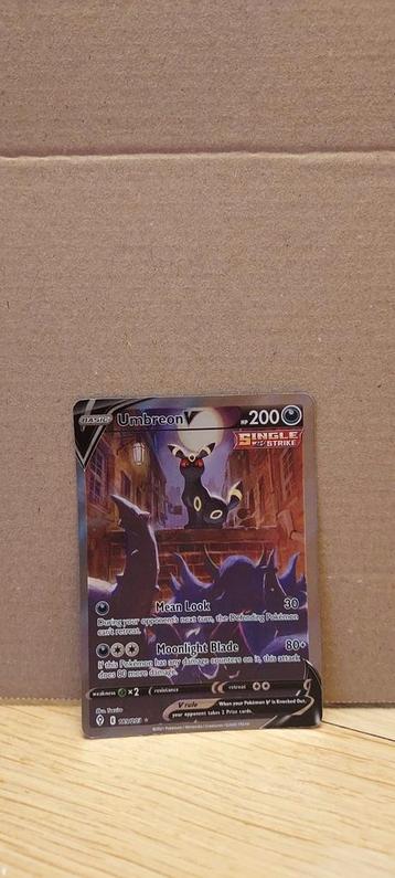 Pokémonkaart Umbreon V beschikbaar voor biedingen