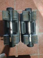 verstelbare dumbells van ijzer! geen plastice rommel dus, Sport en Fitness, Fitnessmaterialen, Ophalen, Zo goed als nieuw