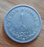 1 Lira Victor-Emmanuel II 1863, Timbres & Monnaies, Argent, Enlèvement ou Envoi