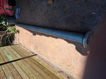 Buis in inox., Inox, 2 à 4 mètres, Comme neuf, Enlèvement