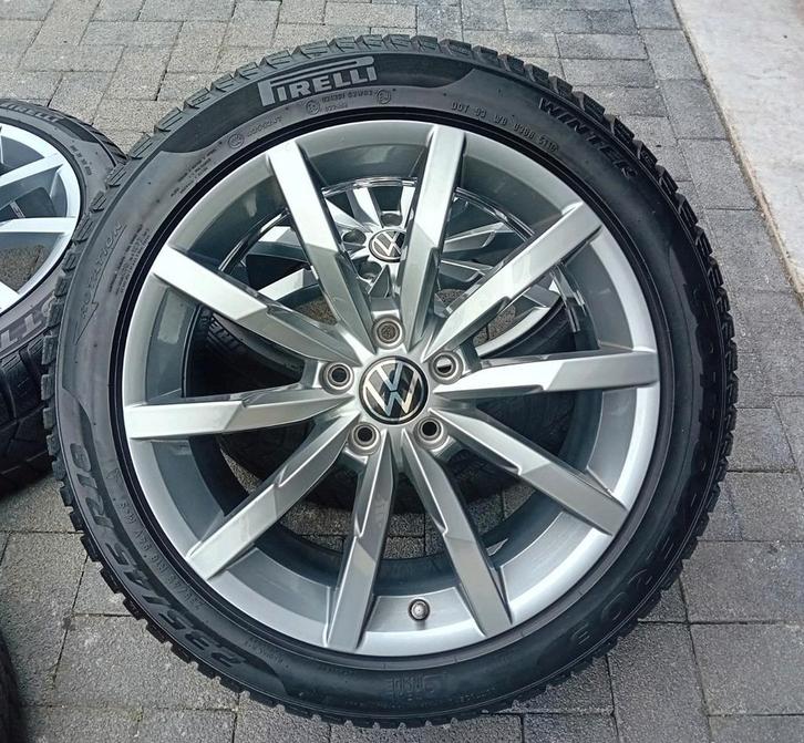 Winterbanden velgen alu VW Passat R-line 18inch 5x112 5mm❄️, Auto diversen, Tuning en Styling, Ophalen