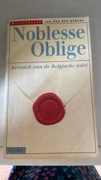 J. van den Berghe - Noblesse oblige, Ophalen of Verzenden, Zo goed als nieuw, J. van den Berghe