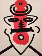 Keith Haring red and Blue nu 850 ipv 3000€, Enlèvement ou Envoi