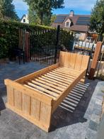 Bed uit steigerhout, Ophalen, Zo goed als nieuw, Eenpersoons, Steigerhout