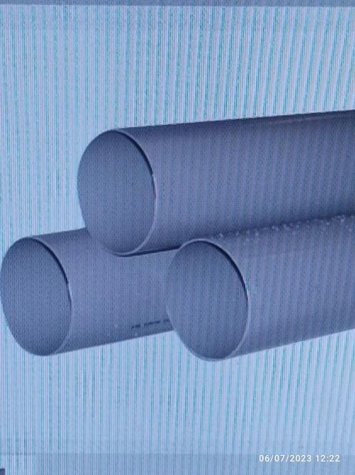 SANITAIRE GRIJZE PVC-BUIS, Doe-het-zelf en Bouw, Buizen en Afvoer, Nieuw, PVC, Ophalen