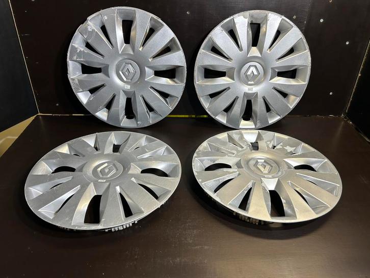 4 Renault Clio Megane Scenic Kangoo Twingo 15" wieldop, Auto diversen, Wieldoppen, Gebruikt, Ophalen of Verzenden