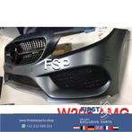 W205 AMG Voorbumper compleet Mercedes C Klasse bumper 2014-2, Gebruikt, Voor, Mercedes-Benz, Ophalen of Verzenden