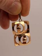 Vintage zwaar vergulde modernistische hanger, Ophalen of Verzenden, Zo goed als nieuw, Goud