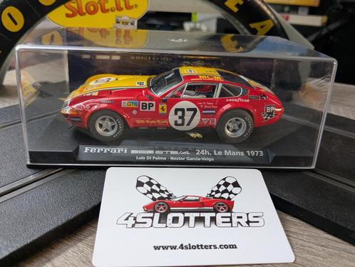 Fly Ferrari Daytona 365 GTB/4 #37 24h Le Mans 1974 Di Palma, Kinderen en Baby's, Speelgoed | Racebanen, Nieuw, Racebaan, Carrera