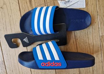 Adidas Adilette Shower (blauw/wit/oranje) maat 6 (38/39) beschikbaar voor biedingen