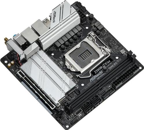 ASRock Z590M-ITX/ax Wifi LGA1200, Computers en Software, Moederborden, Zo goed als nieuw, Intel, DDR4, Ophalen of Verzenden