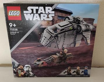 lego star wars 75338 hinderlaag op ferrix beschikbaar voor biedingen