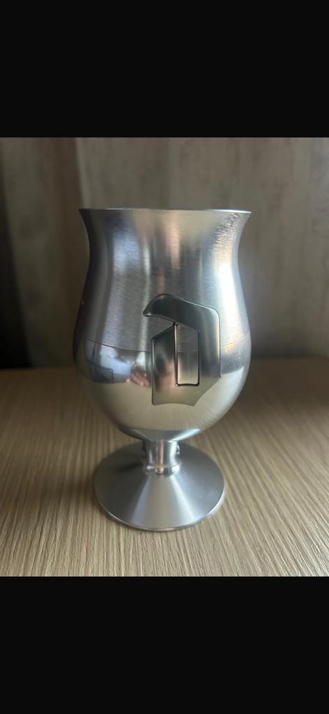 Duvel taphendel, inox, zeldzaam, Collections, Marques de bière, Comme neuf, Verre ou Verres, Duvel, Enlèvement ou Envoi