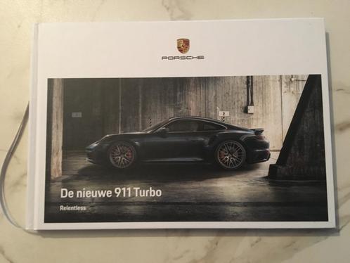 Porsche Turbo 911 992 Gen 8  2020 Hard Cover brochure, Boeken, Auto's | Folders en Tijdschriften, Nieuw, Porsche, Ophalen of Verzenden