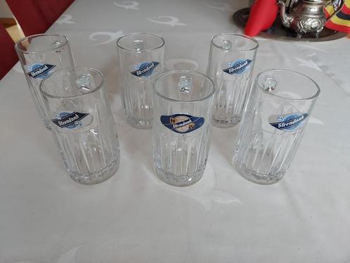 6 bierglazen Steendonk, Verzamelen, Merken en Reclamevoorwerpen, Zo goed als nieuw, Overige typen, Ophalen