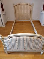 Twee eenpersoonsbedden tweelingbed, Huis en Inrichting, Ophalen, Gebruikt, 90 cm, Blauw