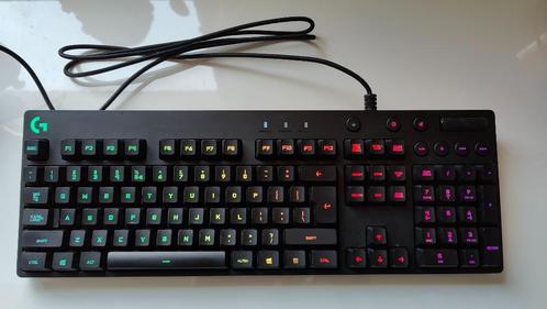 Logitech G810 Orion Spectrum RGB Mechanical Gaming Keyboard, Computers en Software, Toetsenborden, Zo goed als nieuw, Qwerty, Bedraad