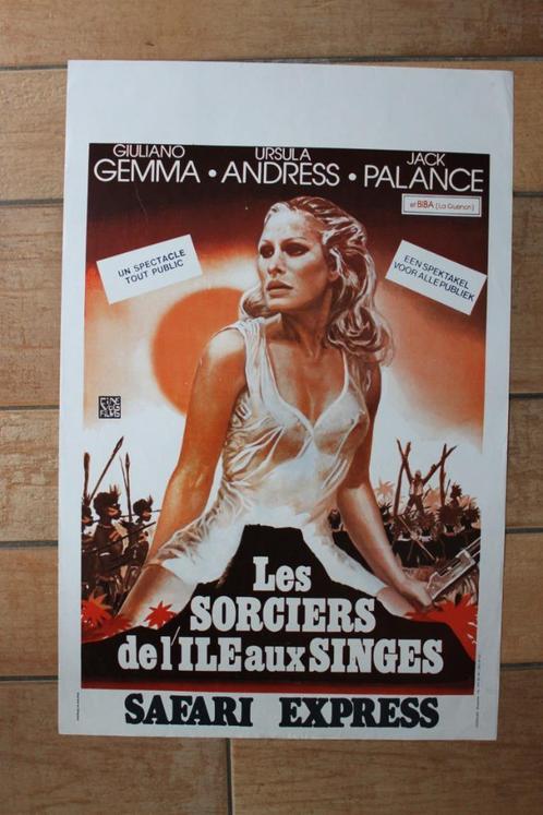 filmaffiche Ursula Andress Safari Express filmposter, Verzamelen, Posters, Zo goed als nieuw, Film en Tv, A1 t/m A3, Rechthoekig Staand