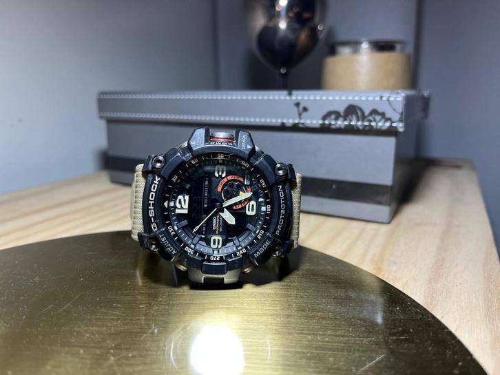 CASIO 5476 GG-1000-1A5 GSHOCK MUD MASTER, Handtassen en Accessoires, Horloges | Heren, Gebruikt, Polshorloge, Casio, Overige materialen
