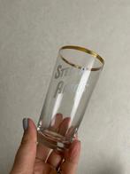 Bierglazen met gouden rand (8 stuks), Verzamelen, Glas en Drinkglazen, Zo goed als nieuw, Ophalen, Bierglas