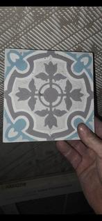 Vrai carreaux de ciment fait main 1m2 magasins modern l'hoir, Bricolage & Construction, Dalles & Carrelages, Enlèvement, Neuf