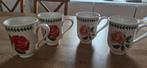 Portmeirion Botanic Roses mok 4 stuk voor 15 euro, Ophalen
