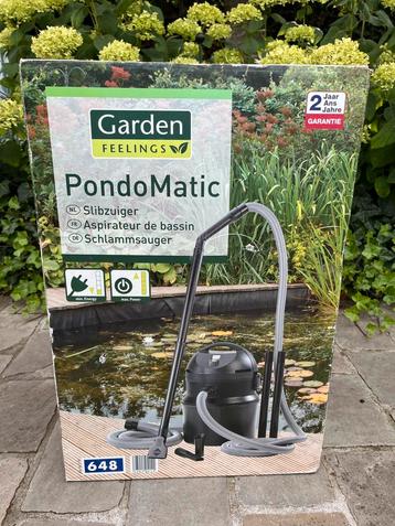 PondoMatic slibzuiger vijverstofzuiger nieuw beschikbaar voor biedingen