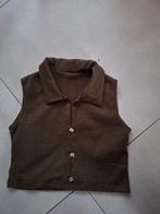 Donkergroene Crop Top, Kinderen en Baby's, Ophalen of Verzenden, Zo goed als nieuw, Meisje, Shirt of Longsleeve