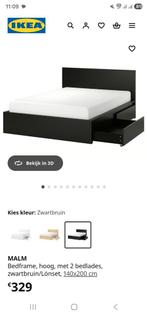 Ikea Malm bed 200x140cm, Huis en Inrichting, Slaapkamer | Bedden, Ophalen, Zo goed als nieuw